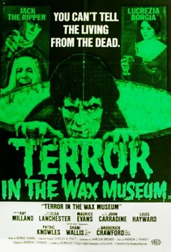 [CC] Terror in the Wax Museum 1973 DVD Ray Milland, Elsa Lanchester, Maurice Evans, John Carradine - 